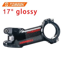TOSEEK카본 스템 10/17/25/35 도 산악 자전거 스템 318mm 핸들 바 스템 60/70/80/90/100/110/120mm 라이저 BMX MTB 부품, 10 17 degrees-90mm