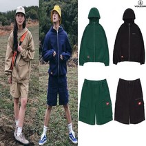 롯데백화점볼컴 스톤워싱 오버핏 후드자켓 카고 반바지 256408