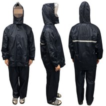 스마일데이 성인 상하 분리형 다회용 작업용 방수 우의 레인코트 우비 비옷