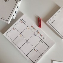 몽댕제작디자인 심플 레트로 떡메모지 다꾸 다이어리 플래너 속지 노트패드 대학생 공시생 필기 메모 대형메모지, 김빠덕, 여기다 적소(소)