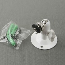 Coms CCTV용 거치대 화이트 1관절 5cm 보안 받침대, 본상품선택, 상세페이지 참조