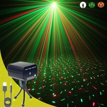 미러볼 Eshiny rg 레이저 별4 패턴 프로젝터 dj 크리스마스 라이트 댄스 디스코 새해 바 가족 파티 무대 효과 조명 z8n6, 협력사, USB 5V DC, y10 별 패턴