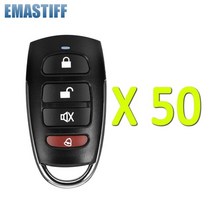 리모콘 스마트키 50pcs 방수 433mhz 무선 원격 컨트롤러 wifi gsm g2b g2bw 홈 도난 보안 경보 시스템에 대 한 금속 키 체인, 50개, 50개