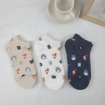 첫눈에반하다 토토로 패션양말 면 여성 삭스 여자 교복 학생 중학생 고등학생 귀여운 남녀공용