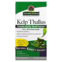 Nature's Answer 켈프 엽상체 75 mg 100 베지 캡