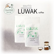 인비트로 사향고양이 커피 루왁 커피 원두 드립백, 홀빈, 500g, 1개