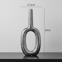 창의 경쾌하 도자기들이 추상거실 현관 TV장 사무실 아티스트가 연화 장식품, 실버 C