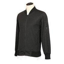 기본아우터코디 블랙패션 간절기항공점퍼 블루종 20대