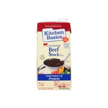 Kitchen Basics 키친 베이직 비프 스톡 언솔티드 907 g