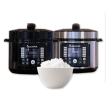 리쿡 10인용 당질저감 전기 압력 저당 밥솥, 블랙(리뉴얼)