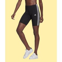 백화점정품 아디다스 ADIDAS 3ST 바이크 숏 레깅스 - 블랙 GR3866 W 3S BK SHO 화이트