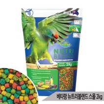 베타팜 뉴트리블렌드 스몰 2kg 과일펠렛 중형 새사료