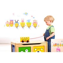유아용 인테리어 벽걸이 후크 세트 장난감 협응력 유아완구 아이선물 여아, 동물원
