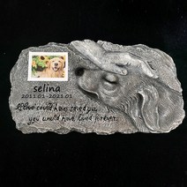 강아지 비석 애완동물용 기념 묘비 조각 가능 개 고양이 발 인쇄 동물 장례 사진 넣을 수 있음애완동물 AliExpress