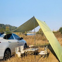 270도어닝 차박 차량용 사이드어닝 부채꼴 슬라이드 캠핑 그늘막 타프 자동차 텐트 야외 캠핑카 사이드 캐노피 천막 방수 선 스크린 SUV 오프로드 차량, [17] 22MM 직경 막대 4 막대 2 흡입 컵 30
