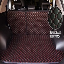 원더 3D 가죽 풀커버 트렁크매트, 팰리세이드7인승, 브라운원단 브라운스티치