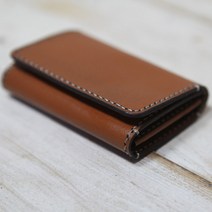 로스킨 미니지갑 반제품 DIY 수업용키트(소가죽) 가죽공예 DIY 패키지, 악어 검정