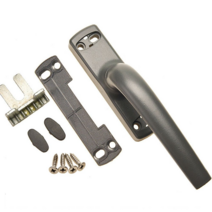 루버창손잡이 방충망 슬라이딩 철물점 잠금 히든도어, 블랙 오른쪽