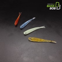 [배스밥] 송사리웜 피네스 미드스트롤링웜 리얼웜 물고기모양미끼 배스루어 쏘가리 꺽지 볼락, 송사리웜-5