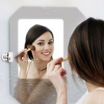 PNC 욕실용 거울 안티포그 방수 발수 김서림방지 코팅필름 320x240mm 1+1 세트, 타원형+타원형