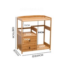 홈 카페 수납장 셀프바 까사미아 그릇장 이동티 캐비닛 주방 식단 티박 선반 남죽실목 수납, D(바퀴가있는)