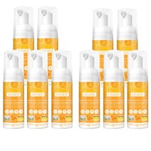 60ml 전문 속눈썹 폼 클리너 연장 클렌저 잘 디자인된 병 청소 샴푸 메이크업, 한개옵션1, 04 60ml 10pcs