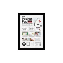 포켓패드 A4 (검정) 8830 게시판패드 1개입, 10개
