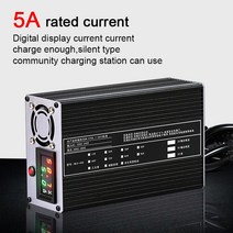전기자전거 Lifepo4 리튬 배터리 충전기 72V 60V 48V 84V 73V 67.2V 5A 리튬 이온 Lipo 20S 16S 13S, EU plug, 60V 20S Lifepo4 73V