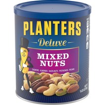 플랜터스 디럭스 믹스 넛 캐슈 아몬드 헤이즐넛 피스타치오 앤 피칸 15.25oz 1팩 x 2개