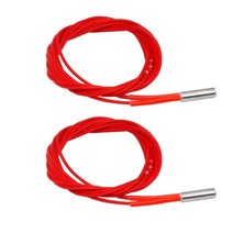 차량용 무시동 이동식 캠핑 히터 온풍기 3D 프린터 카트리지 히터 12V/24V 40W 6x20mm 1m PT100 HOTEND Volcano MK8 MK9 압출기 부품 12V, 01 2PCS 6x20 12V30W
