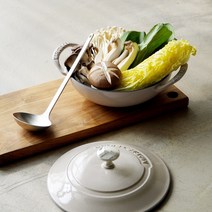 마리슈타이거 무쇠주물냄비 레트로 컬러 미니웍 20cm 무쇠뚜껑, 미니웍20cm(무쇠뚜껑) 아이보리