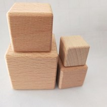 나무판 원목 재단 판재 얇은 합판 목자재 미완성 빈 사각형 나무 블록 큐브 그림 및 장식 퍼즐 만들기, 01 Fillet angle_01 1pcs 4cm