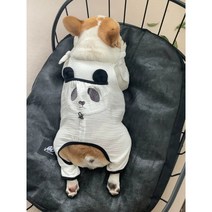 골든독 팬더곰 끈나시 올인원 XL-5XL 소형견 중형견 프렌치불독 잉글리쉬불독 비숑 푸들 사계절 옷