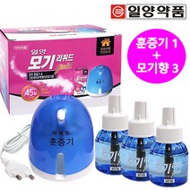 일양약품 일양 액체모기향세트(훈증기 1+액체모기향 3), 4개, 1set
