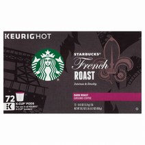 스타벅스 프렌치 로스트 다크 로스트 큐리그 K컵 캡슐커피 72개입, 프렌치 로스트 다크 로스트 72개입