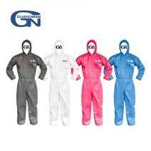 가드맨 PP 일회용 작업복 원피스 1개 청소 먼지 분진, 2XL, 흰색