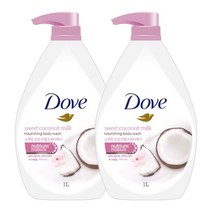 도브 코코넛 바디워시 (1000ml) + 미니도브, 2개, 1L