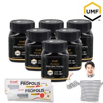 하이웰 프리미엄 마누카 허니 UMF 10+ 1kg 뉴질랜드 마누카꿀 6개
