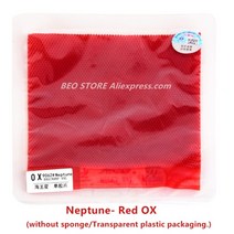 탁구라바 탁구리턴보드 탁구 러버 탁구러버 탁구라켓 탁구연습기 yinhe neptune pips-long galaxy table tennis rubber topsheet 100, 해왕성 황소 레드