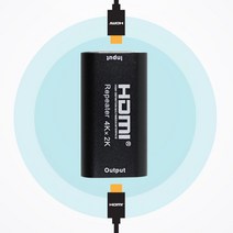 넥시 4K HDMI 리피터 신호 증폭기 NX303 최장 40m