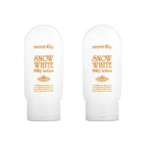 Secret Key (시크릿 키) Secret Key 스노우 화이트 밀키 로션 120g(4.23oz), 2개