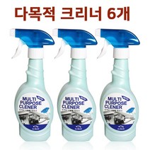 강력한 다목적 클리너 세정제 주방 욕실 실리콘 화장실 베란다 바닥 청소 찌든때 묵은때 숨은때 기름때 얼룩 제거 세척 세제 뿌리는 초강력 곰팡이제거제 스프레이 오렌지 대용량 추천, 400ml*6개