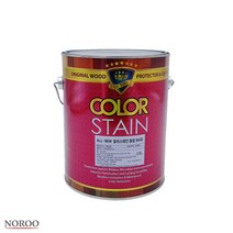 [루팡몰]올뉴 칼라스테인 목재용 오일스테인 3.5L 13종 컬러유성 목공용 목재방수 도장재 도장용품, 옐로우