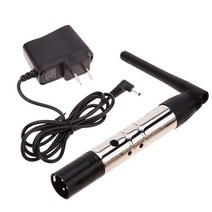 1인방송 라이브장비 Lixada-2.4G Ism Dmx 512 무선 남성 Xlr 송신기 무대 조명 파 파티 안테나 수신기, 10 Male US Plug Silver