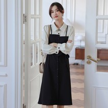 타니즈 메버 블라우스 뷔스티에 하객 미디원피스