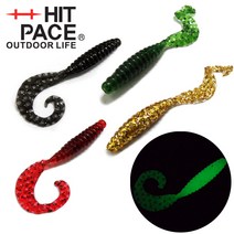 히트페이스 그럽웜, 01-3.그럽웜 2인치 (블랙)