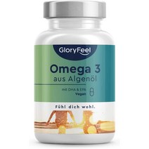 Gloryfeel 식물성 오메가3 해조류 오일 1440mg 비건 독일산