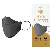 크린탑 황사·방역용마스크 184(KF-94) 대형 블랙 50EA, 본상품