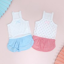 둥이스토리 도트캉캉끈원피스 강아지옷 애견의류 강아지원피스 치마 면 도트 캉캉 끈나시 여름나시 귀여운 데일리, 블루