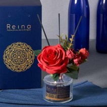 레이나퍼퓸 아로마 레드장미 플라워디퓨저 150ml, 투명병/라임바질